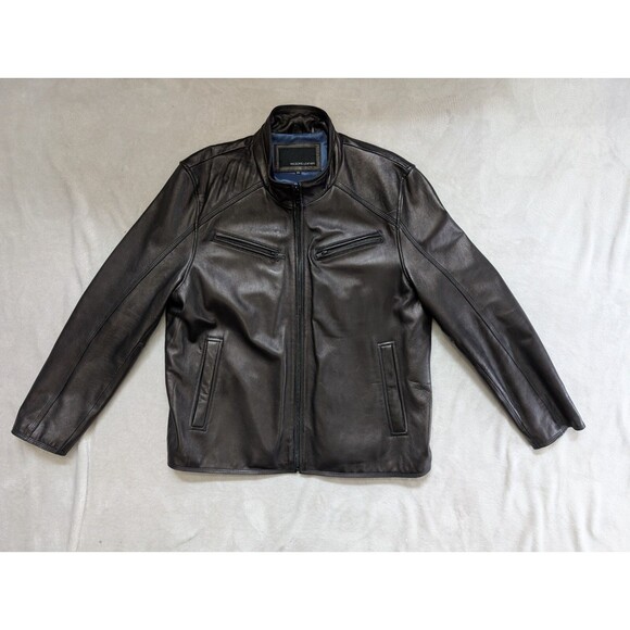 Wilsons Men’s Brown Leather Jacket Size XXL Blue Liner by G-III Apparel - Picture 1 of 15
